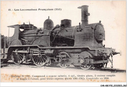 CAR-ABCP10-0934 - TRAIN - LES LOCOMOTIVES FRANCAISES - MIDI  - Trenes