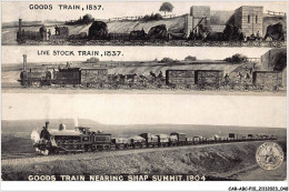 CAR-ABCP10-0927 - TRAIN - GOODS TRAIN NEARING SHAP SUMMIT - 1904 - Treni