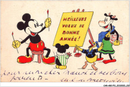 CAR-ABCP11-1102 - DISNEY - MEILLEURS VOEUX DE BONNE ANNEE  - Other & Unclassified