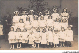 CAR-ABCP11-1042 - ENSEIGNEMENT - GROUPE D'ELEVES FILLES - CARTE PHOTO  - School