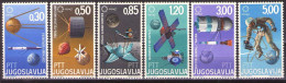 Yugoslavia 1967 - Expo '67 Montreal, Canada - Cosmos - Mi 1216-1221 - MNH**VF - Nuevos