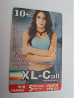 BELGIUM PHONE  XL-CALL  € 10,00  - /  CARDS   MISS ITALIA/BELGIE / USED  CARD  ** 16628 ** - Without Chip