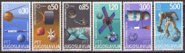 Yugoslavia 1967 - Expo '67 Montreal, Canada - Cosmos - Mi 1216-1221 - MNH**VF - Nuovi