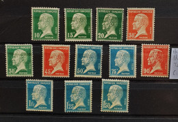 05 - 24 - France - N° 170 à 181 - Série Pasteur En (*) - No Gum - - Unused Stamps