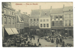 Châtelet   Place Du Marché   Edit G Leroux - Chatelet