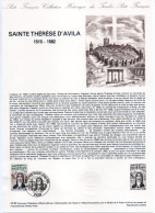 - Document Premier Jour SAINTE THÉRÈSE D'AVILA (1515-1582) - PARIS 20.11.1982 - - Christendom