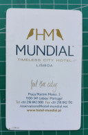 PORTUGAL HOTEL KEY CARD HM - AVIS - Cartas De Hotels