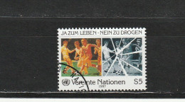 Nations Unies (Vienne) YT 71 Obl : Lutte Contre La Drogue , Football  - 1987 - Usados