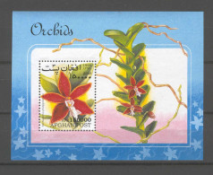 Afghanistan 1999 Flowers - Orchids MS MNH - Afghanistan