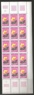 ANDORRE ANNEE 1975 N°246 NEUFS** MNH BLOC DE 15 EX TB COTE 21,00 €  - Neufs