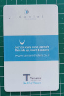 ISRAEL HOTEL KEY CARD TAMARES - Hotel Keycards