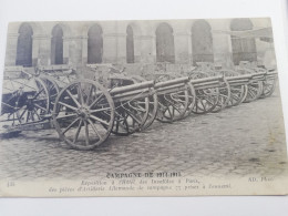 Campagne 1914 1915 . Exposition Des Pieces D'artillerie Allemandes à L'hotel Des Invalides - Oorlog 1914-18