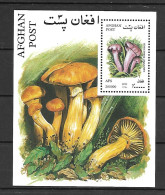 Afghanistan 2001 Mushrooms MS MNH - Afghanistan