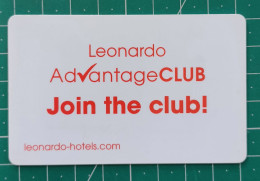 # HOTEL KEY LEONARDO CLUB - Hotelsleutels (kaarten)