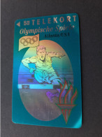 DENMARK /  MAGNETIC SERIE / 5KR/ HOLOGRAM/ TS/ OLYMPICS / HURDLES   / /  OPLAG 11.000 EX  MINT   **16630** - Danemark