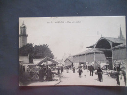 MOULINS LE MARCHE PLACE DES HALLES - Moulins