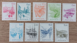 Monaco - YT N°1510 à 1518 - Monaco D'autrefois / Hubert Clerissi - 1986 - Neuf - Nuevos