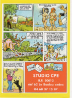 CPM STUDIO CPE 66 LE BOULOU Pub Cartes Postales - Dessin Diana R. Sassé 2003 - Publicité