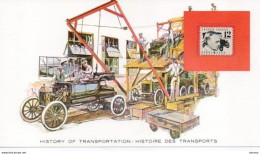 CARTE HISTOIRE DES TRANSPORTS FORD T USA 1967 Yvert 819A - Autos