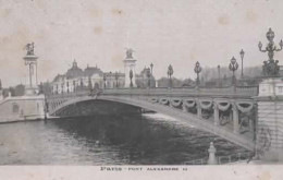 PARIS, PONT ALEXANDRE III REF 16268 - Puentes