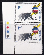 Traffic Light Pair, India MNH 1981, Asain Games, Hockey, Sport - Neufs