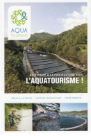 CPM PUBLICITÉ AQUATOURISME Bienvenue à La Pisciculture - Pêche à La Truite... - Werbepostkarten