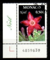 MONACO   -   2003 .  Y&T N° 2415 Oblitéré.   Fleur  /  Noël - Used Stamps