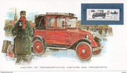 CARTE HISTOIRE DES TRANSPORTS TAXI RENAUT  URSS 1981 Yvert 4869 NEUF** MNH - Cars