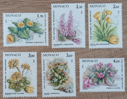 Monaco - YT N°1461 à 1466 - Plantes Du Parc National Du Mercantour - 1985 - Neuf - Ungebraucht
