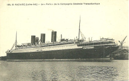 44  SAINT NAZAIRE - LE " PARIS " DE LA COMPAGNIE GENERALE TRANSATLANTIQUE (ref 9701) - Saint Nazaire