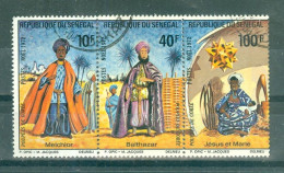 REPUBLIQUE DU SENEGAL - N°381 Et 383 Et 385 Se Tenant - Noël. - Senegal (1960-...)