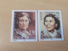 TIMBRES   YOUGOSLAVIE   ANNEE  1996     N  2635  /  2636    COTE  4,50  EUROS   NEUFS  LUXE** - Nuovi