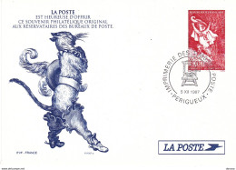 FRANCE 1997 PERRAULT LE CHAT BOTTE Souvenir Philatélique - Cuentos, Fabulas Y Leyendas