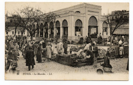 CP Tunisie - Tunis - Le Marché - LL - Tunisia