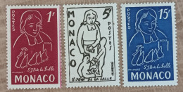 Monaco - YT N°402 à 404 - En L'honneur De Saint Jean Baptiste De La Salle - 1954 - Neuf - Nuevos