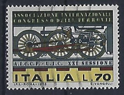 Italy 1975  Kongress Des Internationalen Eisenbahnverbandes  (o) Mi.1501 - 1971-80: Used