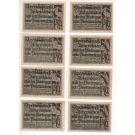 NOTGELD - ASCHERSLEBEN - 10 Different Notes - 2 Series - 1921 (A072) - Lokale Ausgaben