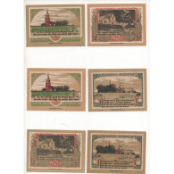 NOTGELD - AVENTOFT - 6 Different Notes - VARIANTE Drapeau Color - 1921 (A083) - Lokale Ausgaben