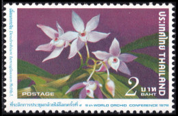 Thailand Stamp 1978 9th World Orchid Conference 2 Baht - Unused - Tailandia