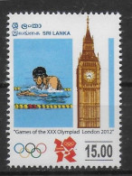 SRI LANKA  N° 1854   * *  Jo 2012  Natation - Swimming