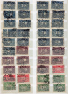 Deutsches Reich - Mi. 246/257 (o) - 116 Francobolli - Used Stamps