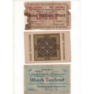 NOTGELD - DUSSERDORF - 10 Different Notes (D080) - Lokale Ausgaben