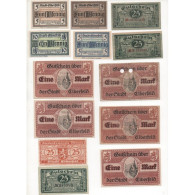 NOTGELD - ELBERFELD - 18 Different Notes - VARIETE (E027) - Lokale Ausgaben