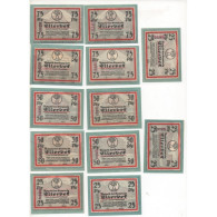 NOTGELD - ELLBEK - 12 Different Notes - 2 Series Avec Et Sans Filigranes (E033) - [11] Local Banknote Issues