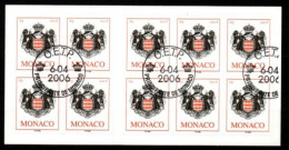 MONACO   -   2006 .  Y&T N° C15 Oblitérés.  Armoiries Des Grimaldi - Postzegelboekjes