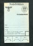 "REICHSFLEISCHKARTE" 1942, Ex Seestadt Rostock, Vgl. Foto (A2030) - Lettres & Documents