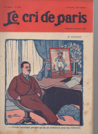 Revue   LE CRI DE PARIS  N° 1035 Janvier 1917     (pub 100000 Chemises  Au Plat Inf)  (CAT4090 / 1035) - Humour