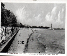 N° 38 D2  SAINT NAZAIRE LE BOULEVARD DE L OCEAN ET LA PLAGE A HAUTE MER - Saint Nazaire