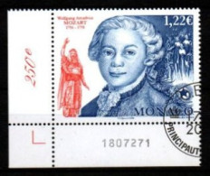 MONACO   -   2006 .  Y&T N° 2548 Oblitéré .    Mozart - Used Stamps