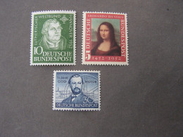 BRD , 1952 Lot  Mit 148,149,150  ** MNH - Ungebraucht